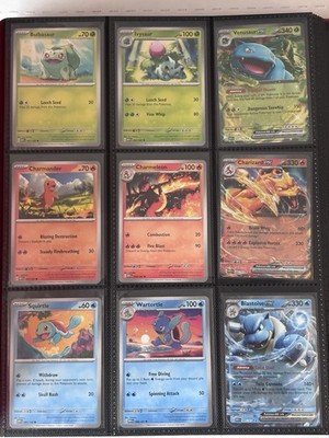 Kanto 151 Modern Complete Set With Binder NM Pokemon TCG