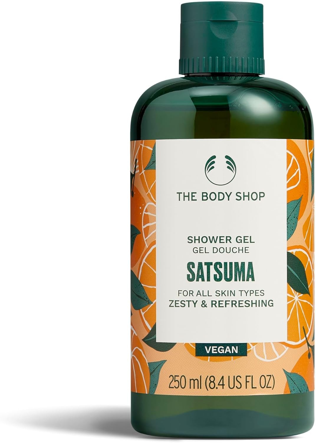The Body Shop Satsuma Shower Gel (1x 250ml), Zesty Shower Gel, Fruity Citrus Bo
