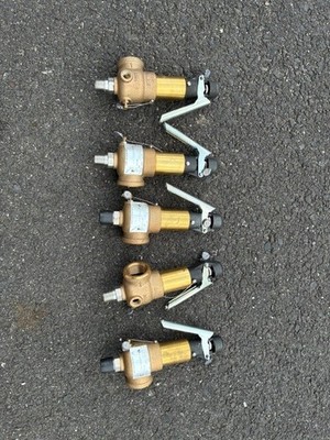 lever type brass pressure relief valve (5 pc)