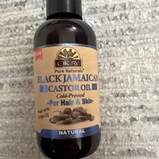 OKAY - BLACK JAMAICAN CASTOR OIL  RESTORATION WITH ARGAN 4oz