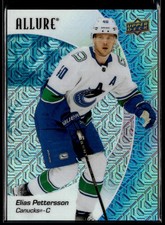2023-24 Upper Deck Allure Blue Line Elias Pettersson 05/35 #9