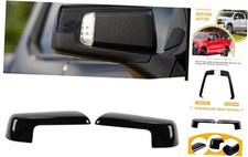 Mirror Caps Fitment for 2019-2025 Chevy Silverado Silverado/Sierra 19-24 Black