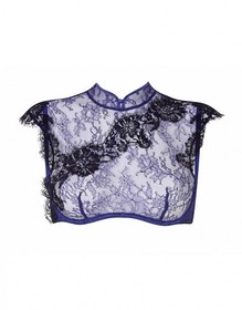 Agent Provocateur CLANCIE Bra M/3 NWT Navy & Black Orig. $1185 RARE! [A7]