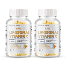 Liposomal Vitamin C 2100mg  240 Capsules High Absorption Ascorbic Supplements US
