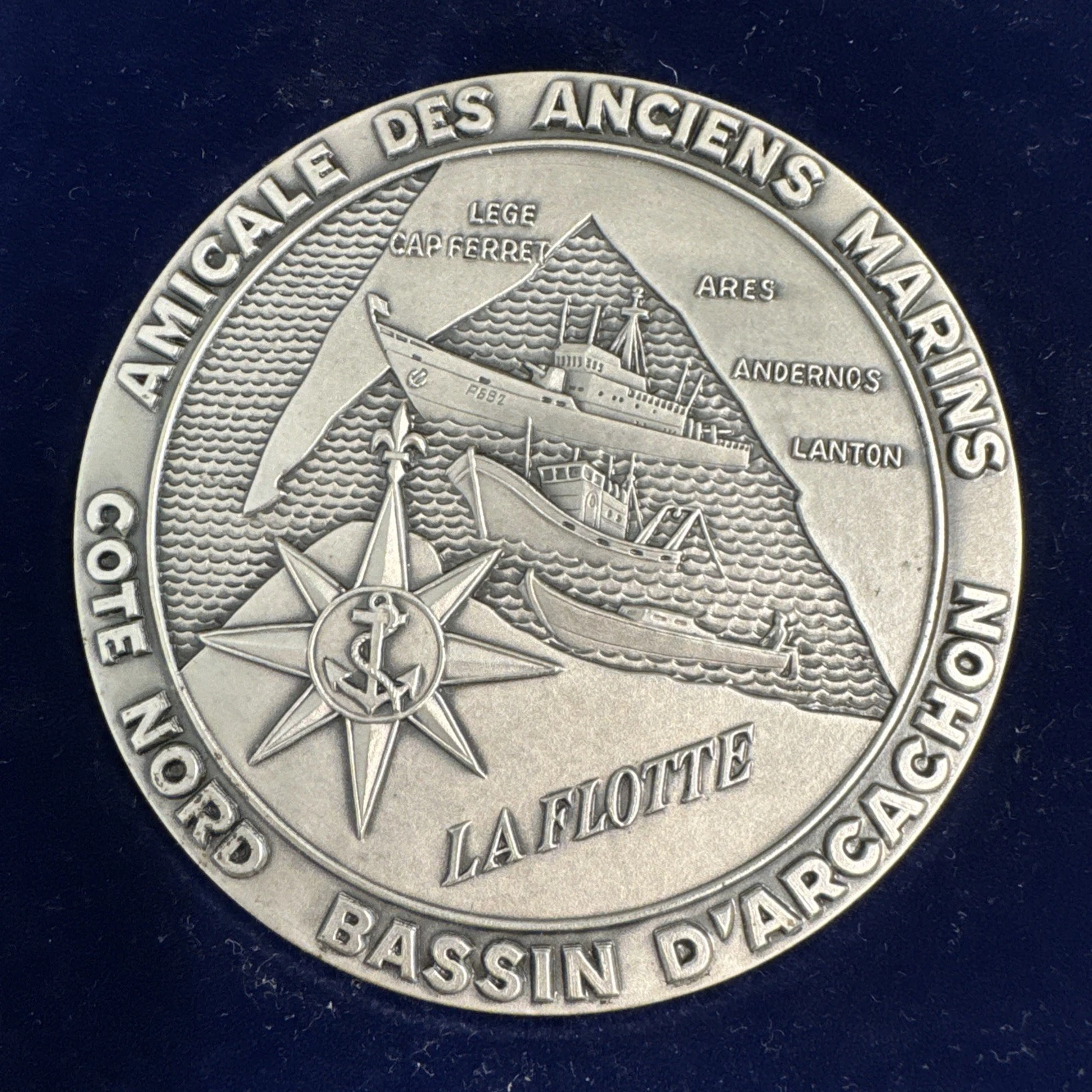 Médaille Bronze Dans Sa Boîte J.Balme La Flotte Côte Nord Bassin D’arcachon