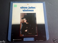 Embassy Home Entertainment ELTON JOHN VISIONS CED Videodisc Good Shape