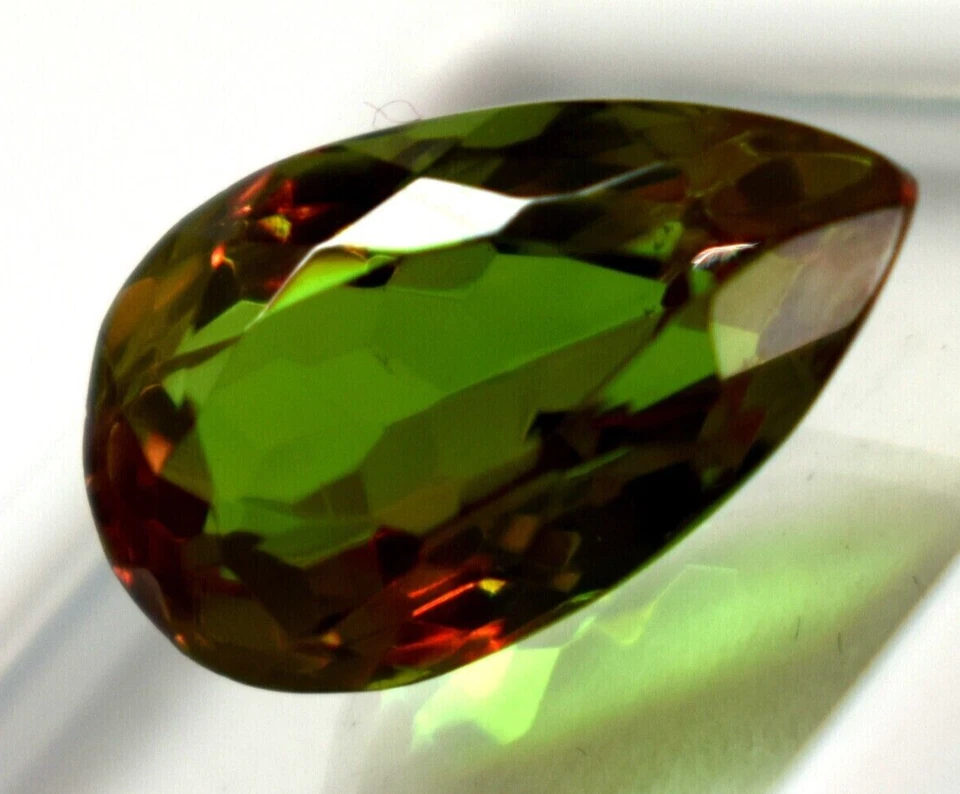 39.35 Ct. Large Alexandrite Pear Cut Color Change Loose Gemstone Gift 4 Birthday - Image 3 of 4