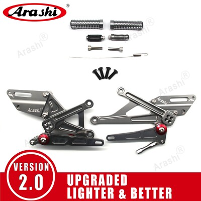 Arashi V2.0 Footrest Foot Pegs Pedal For Kawasaki Ninja H2 / H2R 2015-2021 2016