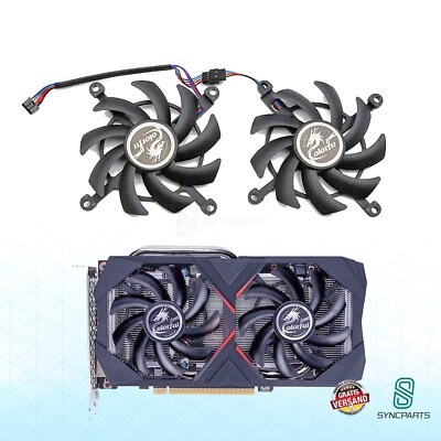 Grafikkarten Lüfter COLORFUL GeForce RTX 2060 SUPER 8GB iCafe 1660 Ti Ersatz Neu