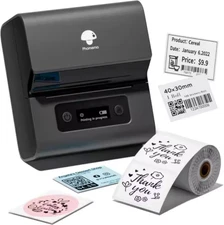 Phomemo M221 80mm Thermal Printer Wireless Label Maker Used for Barcode Sticker