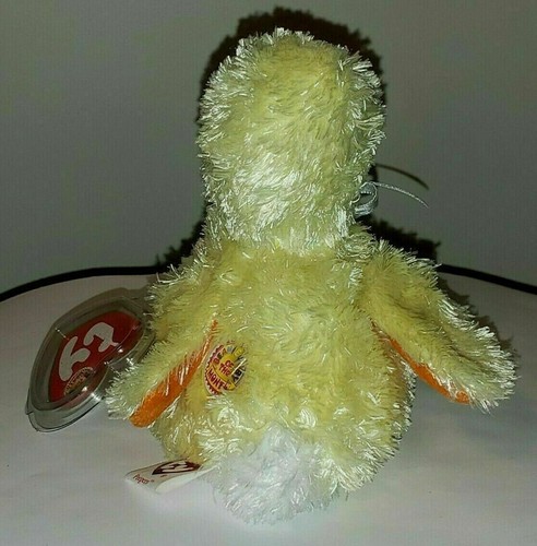 Juguete de peluche Ty Beanie Baby - PEEPERS the Chick (2004 BBOM) 4,5" NUEVO MWMTs - Imagen 7 de 10