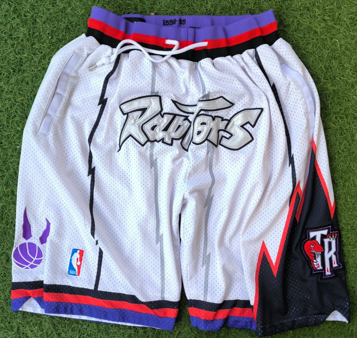 Just Don NBA Toronto Raptors 1998/99 Shorts Size XL Made in USA