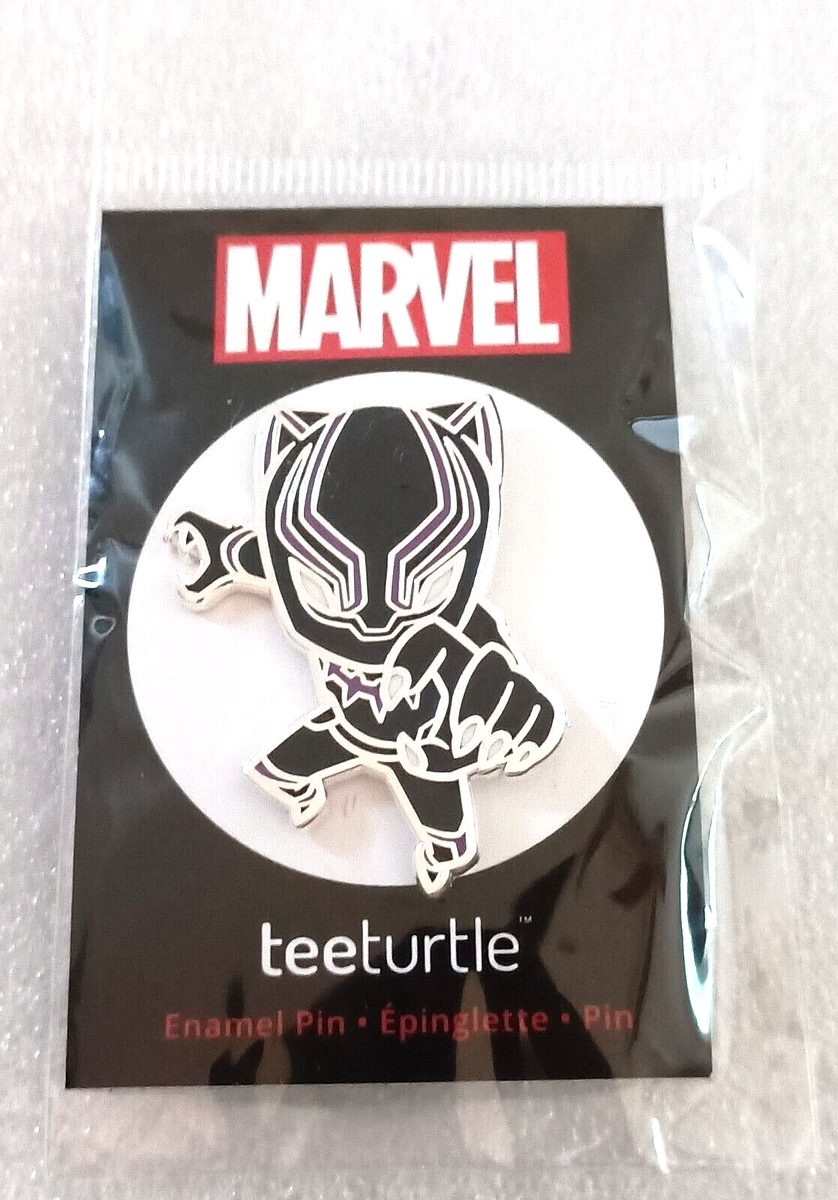 Marvel Black Panther King of Wakanda TeeTurtle Alligator Pin