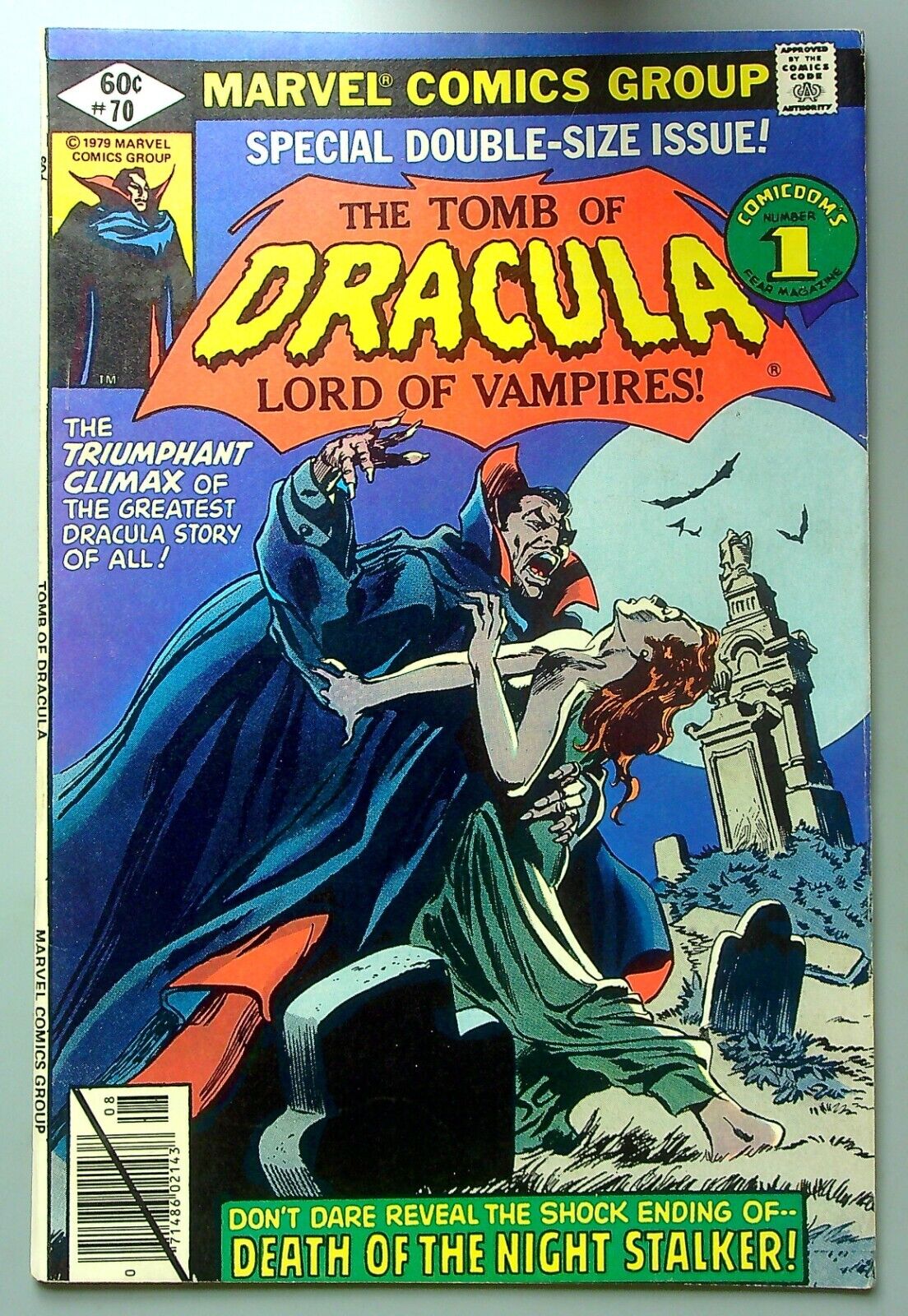 Tomb of Dracula #70 ~ MARVEL 1979 ~ DEATH OF DRACULA - Wolfman & Colan