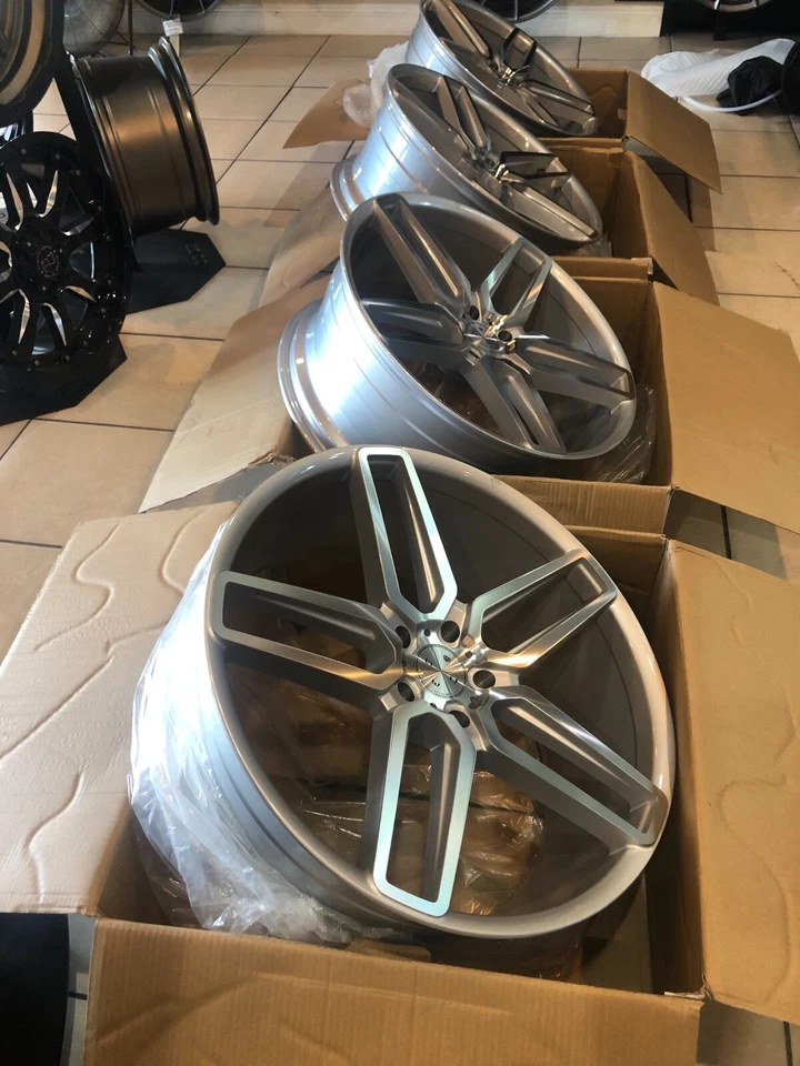 24 «BLAQUE DIAMOND BD-17 СЕРЕБРО/ОБРАБОТАННАЯ ПОВЕРХНОСТЬ 02-24 MERCEDES G 500 550 55 63 65 - Изображение 3 из 4