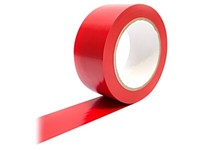 TP030002 Band: Markierend Rot L: 33M W: 50Mm Selbstklebend Thk: 0,15Mm Coba E