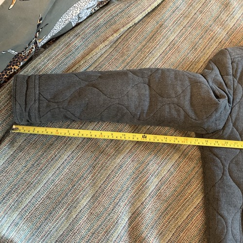 Vivienne Westwood Man Quilted Jacket in Grey Marl with Tartan Lining - Picture 19 of 19