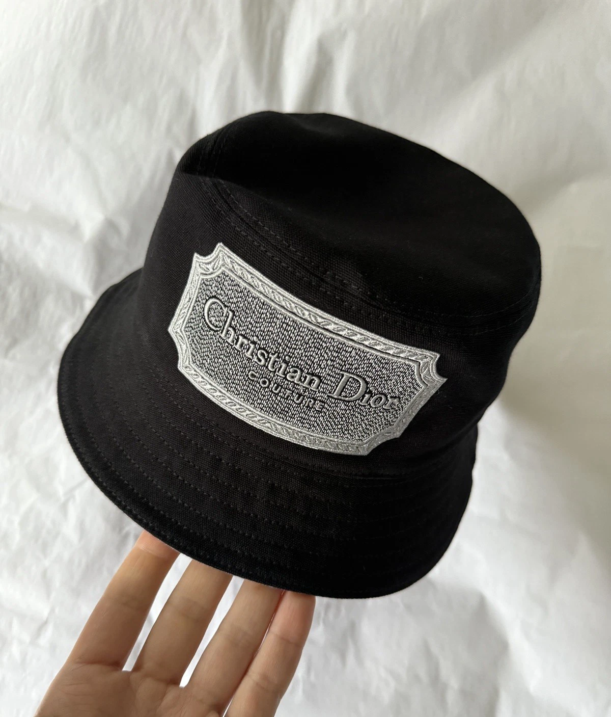 Chapeau seau Dior Couture   Noir   NON PORTÉ