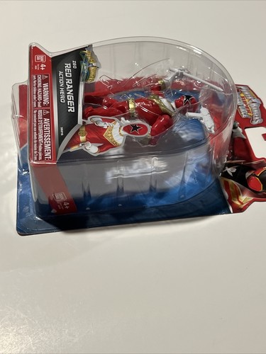 Power Rangers Super Megaforce Zeo Red Ranger 5" Action Hero Figur - - Bild 5 von 6