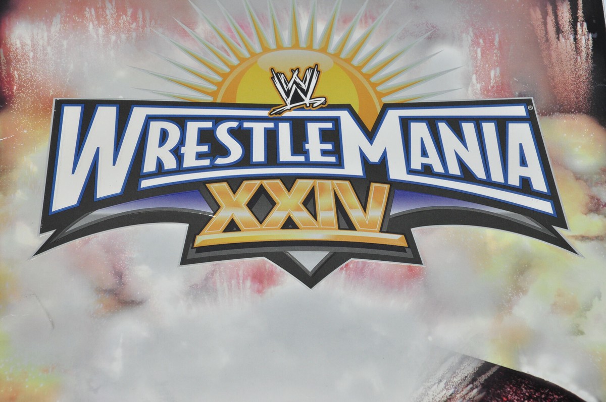 WWE Wrestlemania XXIV Program Collector Magazine w/ Poster March
