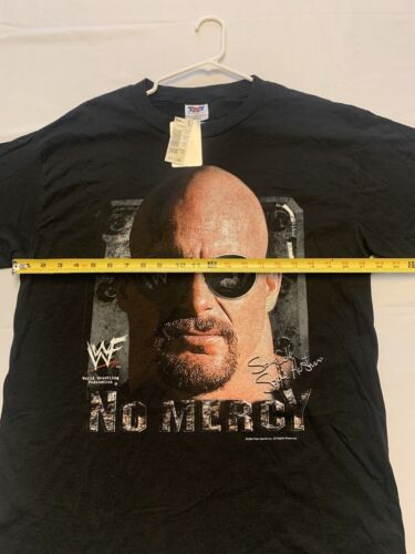 WWF WWE VINTAGE STONE COLD STEVE AUSTIN Adult Large NO MERCY 1999 New W/ Tags - Picture 8 of 12
