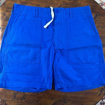 Engineered Garments Fatigue Shorts blue men medium
