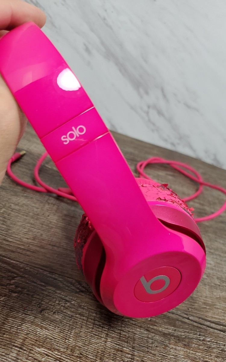 ☆NICE☆~Beats by Dr. Dre Solo HD Headband Headphones - Pink
