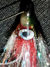 1/2 DOZEN SALTWATER FLY FISHING FLIES ANCHOVY ALF FRONTIER CO MINNOW # 4