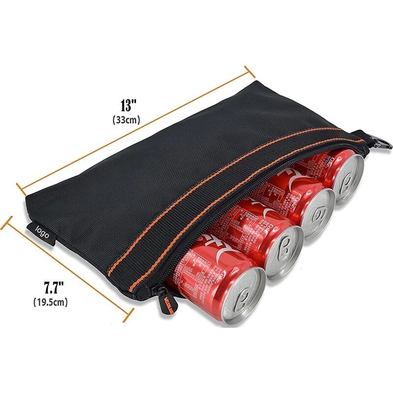 4 Pack Zipper Pouch Tool Bag Heavy Duty Utility Tote Storage
