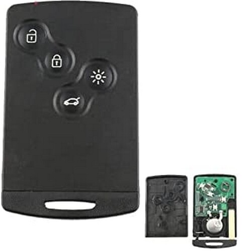 Carte Clio 4 et Captur haute fréquence 433Mhz électronique et pile pour ouverture mains libres