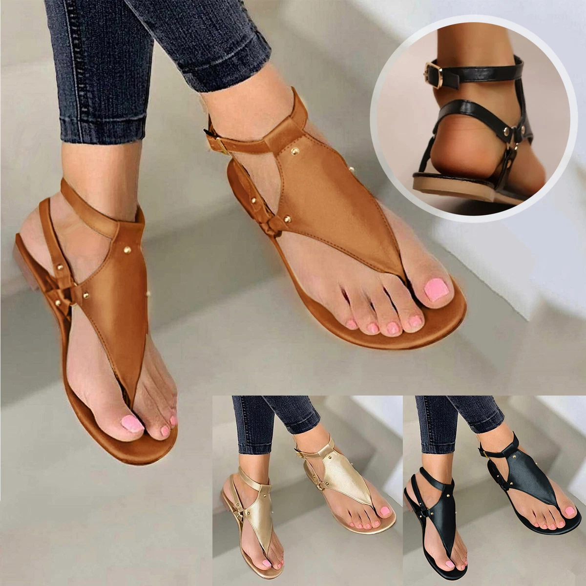 Ankle length sandals for ladies sale