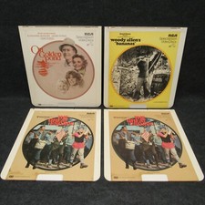 3 CED Video Disc Movies Woody Allen Bananas On Golden Pond The Great Escape RCA