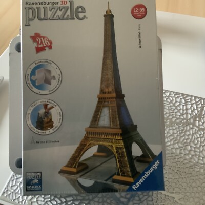 Eiffelturm 3D Puzzle 125562 Ravensburger 216 Teile Neu