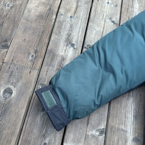 VTG Eastern Mountain Sports Sz L Puffer Down Fill Snow Jacket Hooded Heavyweight - Picture 4 of 19
