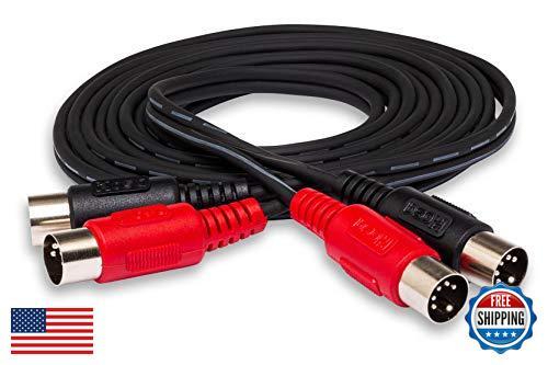 Hosa MID-201 Dual MIDI Cable, Dual 5-pin DIN to Same, 1 m - Picture 4 of 4