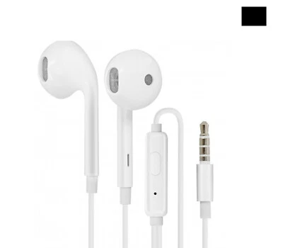 BES Cuffie Auricolari Con Filo Connettore Jack 3,5mm Audio Microfono AD-09297