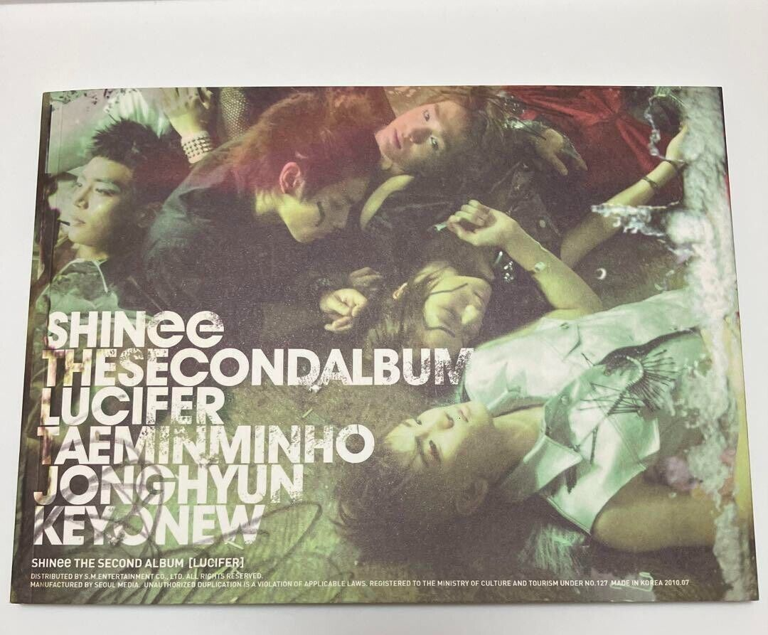 SHINee LUCIFER CD Booklet Korean ver. Type A ＆ B 2nd Album