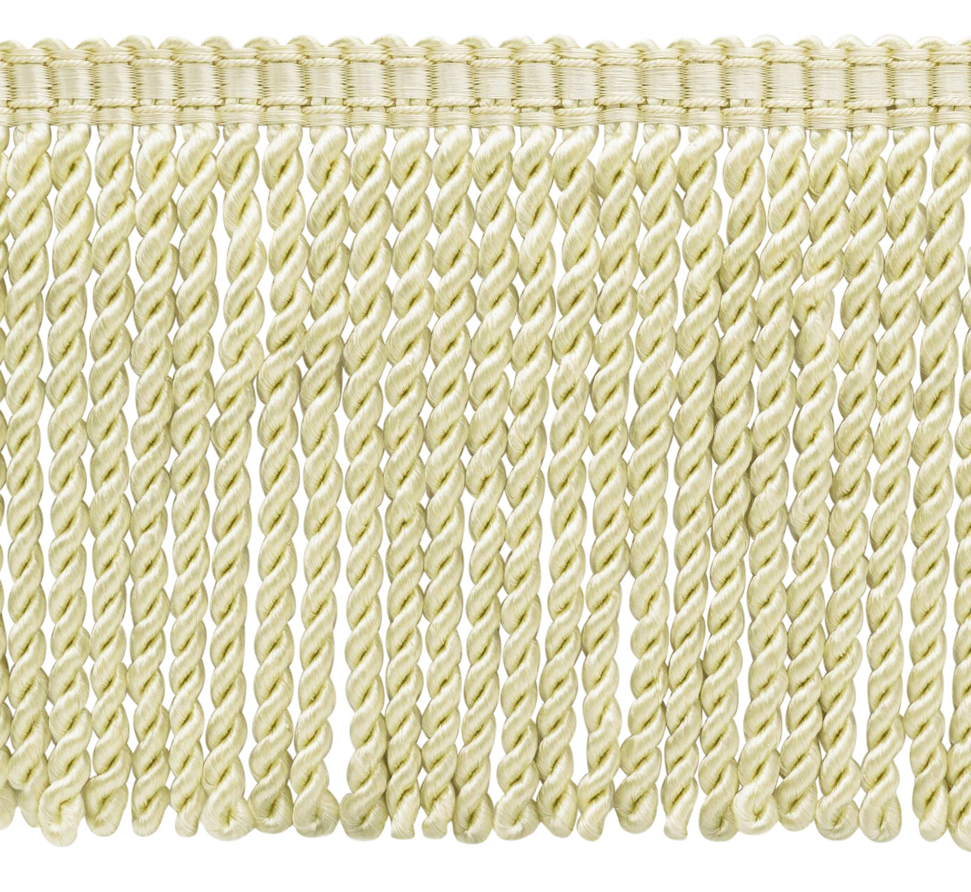 Ivory Off-White 6"" Bullion Fringe Trim, Decorative Gimp Design [By The Yard]