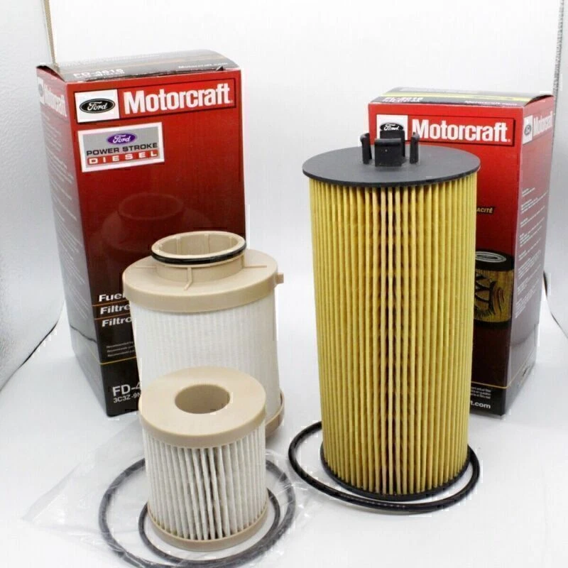 Motorcraft 6.0L Diesel Oil Fuel Filter Kit for 03-07 FORD F250 F-250 SUPER DUTY Foto 4 de 4