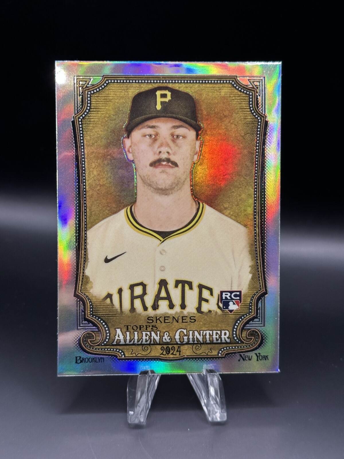 2024 Topps Allen & Ginter Chrome Refractor Paul Skenes #282 Pirates RC