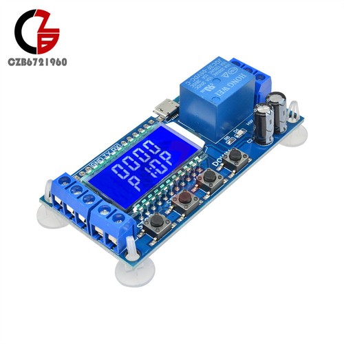 6-30V Micro USB Relay Module Delay Trigger Cycle Timer Time Circuit LCD display - Picture 3 of 35