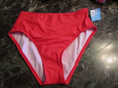 DRAPER JAMES for Lands End Bikini Bottom Lipstick RED SIZE EXTRA SMALL XS