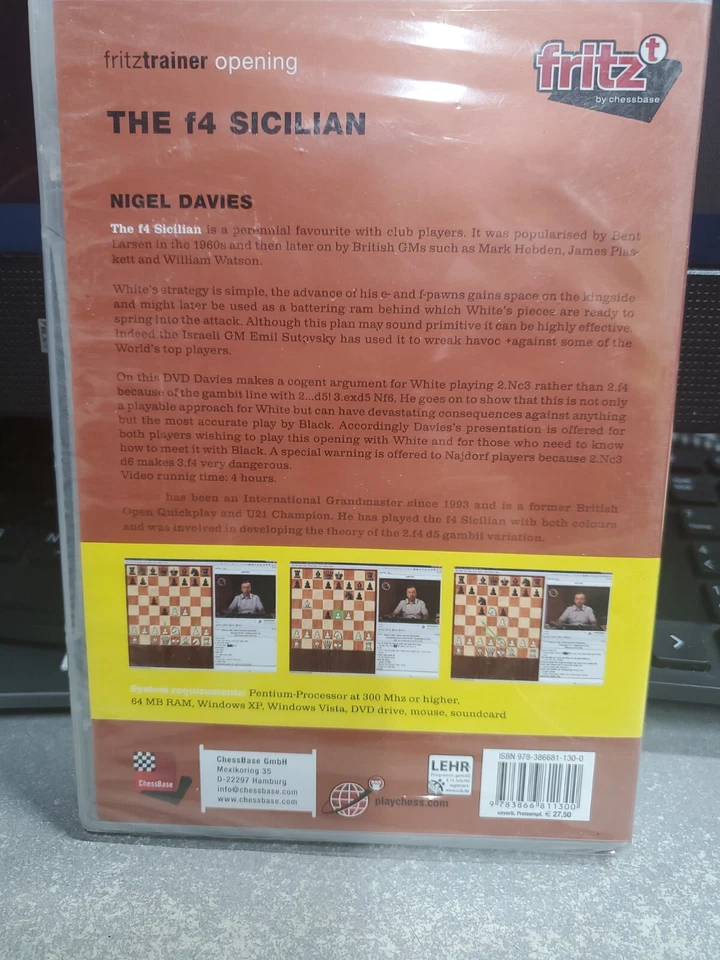 f4 Sicilian - Nigel Davies Dvd, Free Shipping New Sealed  - Image 4 of 4