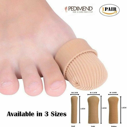 Pedimend Closed Toe Cover Caps Open Toe Sleeves Toe Corns, Blisters Cushion Caps - Picture 8 of 15