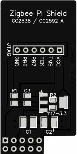 2X ZigBee 3.0 CC2538 / CC2592 PCB, Board für/for Raspberry PI - Neu/New! - Bild 3 von 5