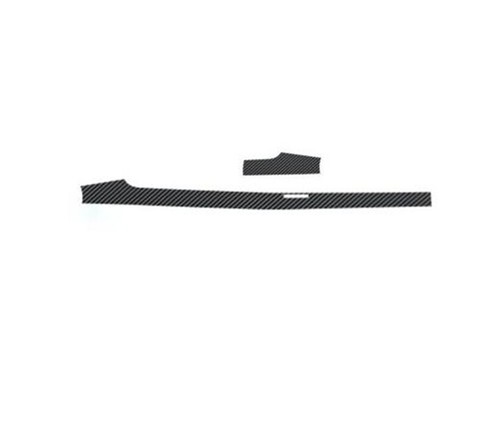 For Audi Q5 2018-2025 Carbon Fiber Central Console Instrument Strip Sticker Trim - Picture 5 of 5