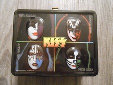Lunch Box - RETRO - Metal / Tin - KISS BAND MEMBERS - SOLO PICTURES - NEW RARE