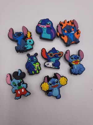 8 piece Lilo & Stich Shoe Charm Collection 