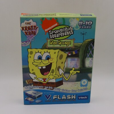 VTech V.Flash home Edutainment System: SpongeBob Squarepants - idea Sponge #engl