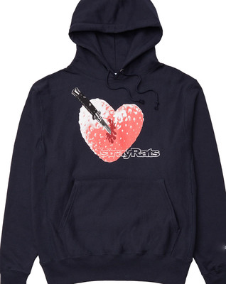 Strawberry Switchblade Hoodie Cotton Black All Size Shirt US499